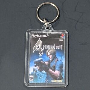 PS2 Resident Evil 4 Video Game Keychain